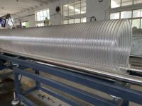 Tuyau d'expansion en spirale de fil d'acier PU, tuyau de conduit d'air PU, machine de fabrication