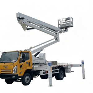 Camión con Plataforma Elevadora JMC de 16-32 m, Plataforma de Trabajo Aérea Montada en Camión, Brazo Telescópico, Motor Diésel, Operación Ligera - Product Image 1