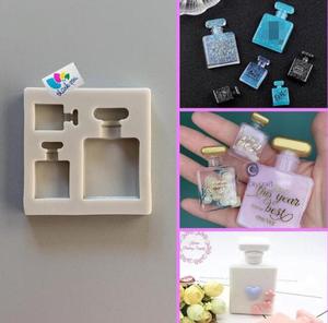 Moule en silicone H90g <span class=keywords><strong>pour</strong></span> outils à gâteau, bouteille de <span class=keywords><strong>parfum</strong></span>, décoration de cupcakes, chocolat, pâte à sucre, <span class=keywords><strong>fondant</strong></span> - Product Image 3
