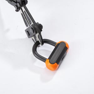 <span class=keywords><strong>Antivol</strong></span> portable 2-en-1 pour vélo/moto, chaîne en acier au carbone et nylon de 1,2 m pour la sécurité des vélos et motos - Product Image 4