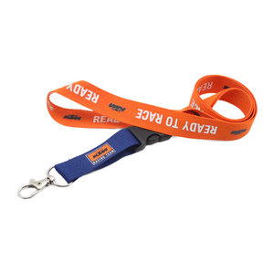<b>Polyester</b> Phone <b>Lanyard</b> Long Neck Hanging Strap Custom Logo ID Card Holder Woven Strap Adjustable Length Hook Water Resistant - Product Image 2