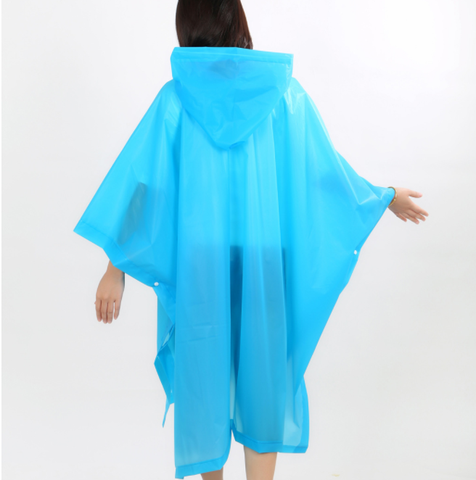 Emergency Waterproof Lightweight 60g Single-Person PEVA for Adult Business Gifts Rainwear Hiking Made Durable Plastic