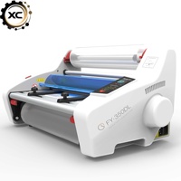Laminadora en Frío y Caliente Semiautomática de Una o Dos Caras, Modelo 350DL, Versión Mejorada de la Pequeña A3, 60X38X38, Venta al Por Mayor