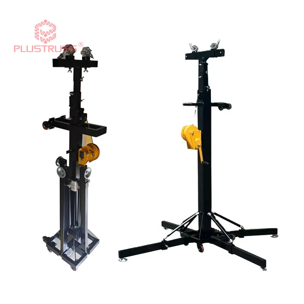 PLUSTRUSS Tower Lifter Truss Support Lift Tower Stage Truss Display Sistema de elevación de luz