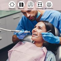 Bavettes jetables pour dentiste, draps, tissus, salon de beauté, patient, coussin médical imperméable