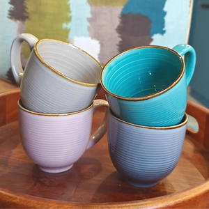 Mug à thé en céramique, vaisselle élégante pour la maison, la cuisine, le café, le restaurant, l'hôtel, le bureau et la préparation quotidienne de thé, café et autres boissons. - Product Image 3
