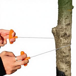 Sierra de mano portátil <span class=keywords><strong>para</strong></span> exteriores con cadena de alambre, sierra de cuerda hecha a mano, sierra de madera con mango en T, herramienta de supervivencia integral <span class=keywords><strong>para</strong></span> camping - Product Image 1