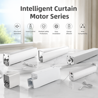 Moteur de rideau intelligent avec télécommande Wi-Fi, contrôle par application, mesure personnalisée, décoration intérieure