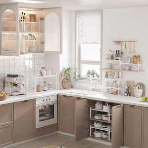Organizador de Gabinetes y Encimeras de Cocina, Divisor Rectangular Extraíble Tipo Soporte para Tazones, Platos, Ollas y Sartenes - Product Image 3
