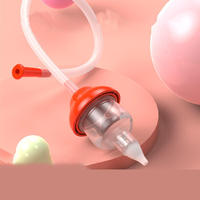 Aspirateur nasal pour bébé en forme de champignon mignon 2 en 1, outil de nettoyage du nez anti-reflux pour nourrissons