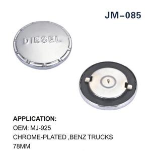 Bouchon de réservoir de carburant JM-085 78MM chromé pour camions Mercedes-Benz OEM MJ-925 - Product Image 1