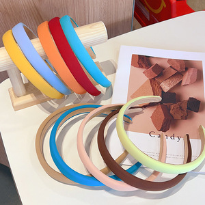 Hot Colorful Sponge <b>Thin</b> Hairbands <b>Headbands</b> Ornament Accessories for Women Hair Accessories - Product Image 2