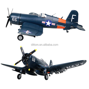 FMS fms130p 1700mm F4U V3 RC máy bay chiến đấu máy bay PNP 6CH bốn cánh quạt không chổi than RC máy bay mô hình - Product Image 1