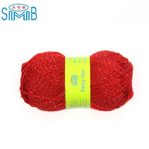 Tô Châu Huicai Sản Phẩm Củ<span class=keywords><strong>a</strong></span> Trung Quốc Acrylic Đan Sợi Với Polyester <span class=keywords><strong>Lurex</strong></span>, Acrylic Kim Loại 3 Ply ĐAN SỢI - Product Image 3