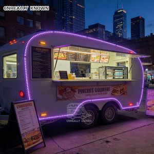 Camion de crème glacée personnalisé, remorque mobile unique pour desserts glacés - Product Image 6