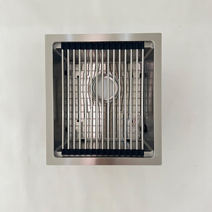 Fregadero bajo encimera de acero inoxidable de 0.8mm, cromo cepillado, de un solo seno, para RV, sala de té, barra de agua, isla - Product Image 1