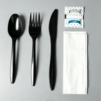 Prix d'usine PP2.5G Couverts de camping jetables (cuillère et serviette) OEM Biodégradables en amidon de maïs