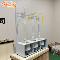 Soxhlet Extractor, Soxhlet Extraction Apparatus for Oil and Fat Analysis, Lab Glassware