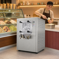 Machine à glace dure professionnelle, machine à gelato pour glacier, comptoir de service, usage quotidien et service de desserts
