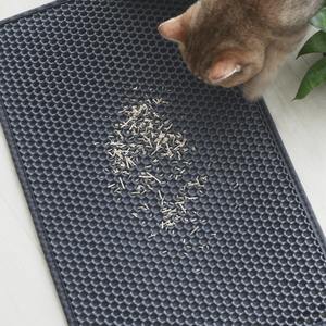 <span class=keywords><strong>Shein</strong></span> Xiyin même tapis de litière pour chat double couche EVA avec bord antidérapant caractéristique anti-fuite accessoire de litière pour chat facile à nettoyer - Product Image 2