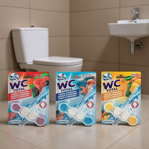 WC Total Toilet Freshener 3 Pastiglie per Pulire e Profumare il Bagno - Product Image 3