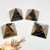 Usine pyramide pierre de guérison pour la décoration de la maison en gros méditation puissance cristal naturel pyrite cristaux artisanat