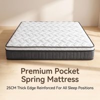 Série de matelas compressés - Simple 90x200x25cm & Double 160x200x25cm, gain de place, adapté pour la maison/l'hôtel/l'appartement