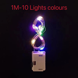 Copper Wire Light Strings Strips Flower-Shaped <b>Cakes</b> <b>Gift</b> <b>Boxes</b> Decoration Flashing Colored LED Lights 3m Remote Control - Product Image 4
