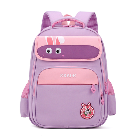 ZIRANYU Creative Backpack Primary School Students Boys and Girls Light and Fine Workmanship Schoolbag