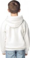 Sweat à capuche en molleton uni pour jeunes, personnalisable avec logo, pour garçons et filles, vente en gros