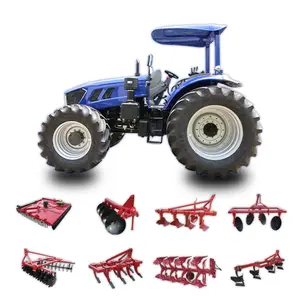 Multifunctional with plow mini farm high quality tractor 70 80 90 100hp agriculture made in China