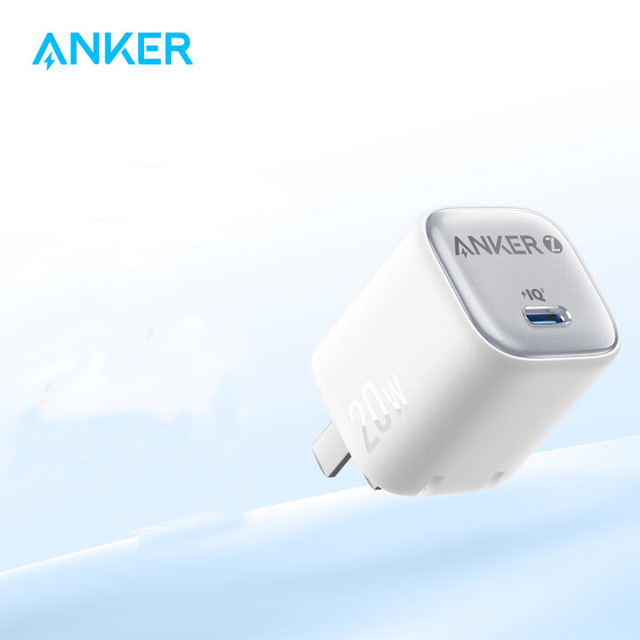 Anker PD Charger Zolo PD 20W USB C GaN Fast Charging PIQ 3.0 Foldable PPS for iPhone 16 Pro Max
