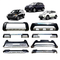 Maictop Accessoires de voiture Pare-chocs avant arrière Barres de protection modifiées Pièces de carrosserie pour Toyota RAV 4 RAV4 2009-2019 Standard 6 Mois