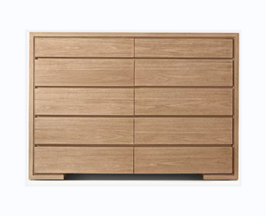 Cómoda de Madera Maciza de Roble Gwen, Estilo Antiguo de Lujo, Recomendada por el Comerciante, con 10 Cajones, Diseño Moderno para Dormitorio, Muebles para el Hogar - Product Image 1