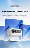 Projecteur portable HIFI stéréo LED 1080P LCD 120 pouces à mise au point automatique, 800 lumens, Android 13, 1+8G, modèle T1, le plus vendu de 2025 pour l'intérieur