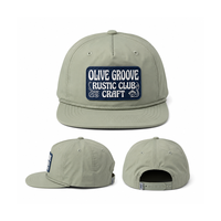 Gorra de 5 Paneles Estilo Dad Hat, Sin Estructura, Visera Plana, con Cierre a Presión, Personalizable con Logotipo, Unisex, MOQ Bajo, Muestra Gratis