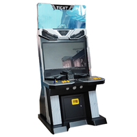 Usine directe 2 joueurs 110V/220V métal poussoir combat Arcade Machine de jeu vidéo monnayeur enfants Console pour l'amusement