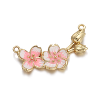 Collar y Pulsera Infantiles de Cobre Chapado en Oro de 18K con Forma de Animal, Micro Pavé de Circonitas Cúbicas y Esmalte Colorido para DIY