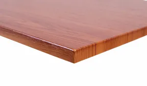 Plateau de table en bois massif, en résine époxy, personnalisé, bon marché, pour restaurant d'extérieur, salle à manger, vente directe