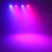 Système d'éclairage DJ Marslite, système d'éclairage DJ portable, kit d'éclairage LED Par, lumière RGB 4 Par, barre de lumière DJ Gig 2 pour DJ Disco