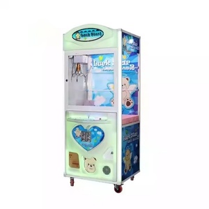 Máquina de Entretenimiento Infantil Operada con Monedas: Máquina de Muñecas Sorpresa con Grúa Metálica y Funciones de Boxeo, Máquina de Juego para Salón de Monedas - Product Image 2