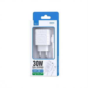 A+C Wall <b>Charger</b> 30W <b>USB</b> C to C <b>Cable</b> Fast Charging for Phones Tablets - Product Image 2