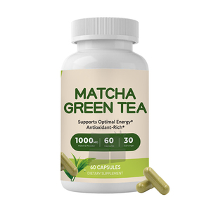 Cápsulas de Té Verde <span class=keywords><strong>Matcha</strong></span> Orgánico de Marca Privada SUNI OEM/ODM para Pérdida de Peso y Apoyo Inmunológico, Suplemento Natural Puro a Granel - Product Image 1