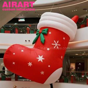 <span class=keywords><strong>Chaussette</strong></span> <span class=keywords><strong>de</strong></span> Noël gonflable géante pour centre commercial, décoration <span class=keywords><strong>de</strong></span> Noël, <span class=keywords><strong>chaussette</strong></span> <span class=keywords><strong>de</strong></span> Noël gonflable pour la décoration, bonbon gonflable géant - Product Image 1