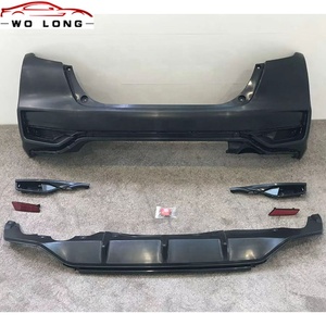 Bộ body kit xe hơi mới nguyên bản, xuất xưởng trực tiếp, gồm cản trước, cản sau, ốp <span class=keywords><strong>s</strong></span>ườn, cánh gió và lưới tản nhiệt dành cho Honda Fit GK5 RS 2014-2022 - Product Image 3