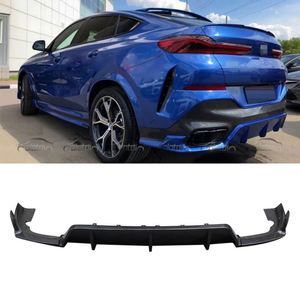 3 Pcs Carbon Bumper Rear Bumper <b>Lip</b> Chin Spoiler Rear <b>Splitter</b> for BMW G06 X6M G05 X5M 2020+ - Product Image 6