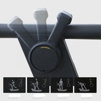 Cheernin Selbstangetriebenes Woodway-Style Slat-Belt Manuelles Mechanisches Gebogenes Laufband mit LCD-Anzeige, Verstellbarer Neigung und Hochfestem Kunststoff