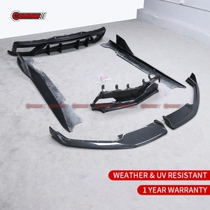 Nuevo Kit de Carrocería de Fibra de Carbono Seca Estilo Adro para Chevrolet Corvette C8, Incluye Alerón Delantero, Trasero, Faldones Laterales y Rejillas de Ventilación - Product Image 6