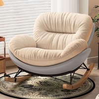 Chaise suspendue de balcon de haute qualité en bois massif et tissu, design minimaliste moderne, durable, pour se prélasser au soleil