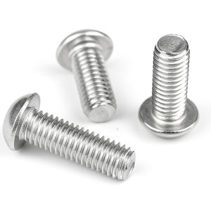 สกรูหัวหกเหลี่ยมซ็อกเก็ตหกเหลี่ยมสแตนเลส M4 M5สกรูหัวกลมหกเหลี่ยมทรงเห็ด M6 304 - Product Image 6